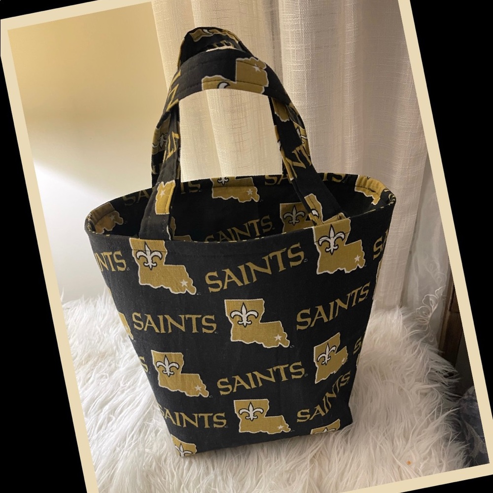 Handmade New Orlean Saints Tote